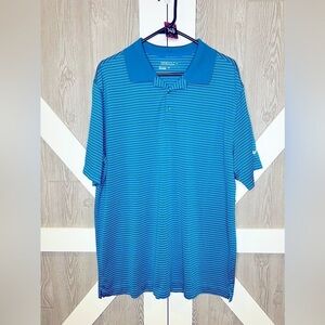 149. Nike Men's Short Sleeve 3 Button Straight Hem Polo Golf DRI-FIT Shirt XL